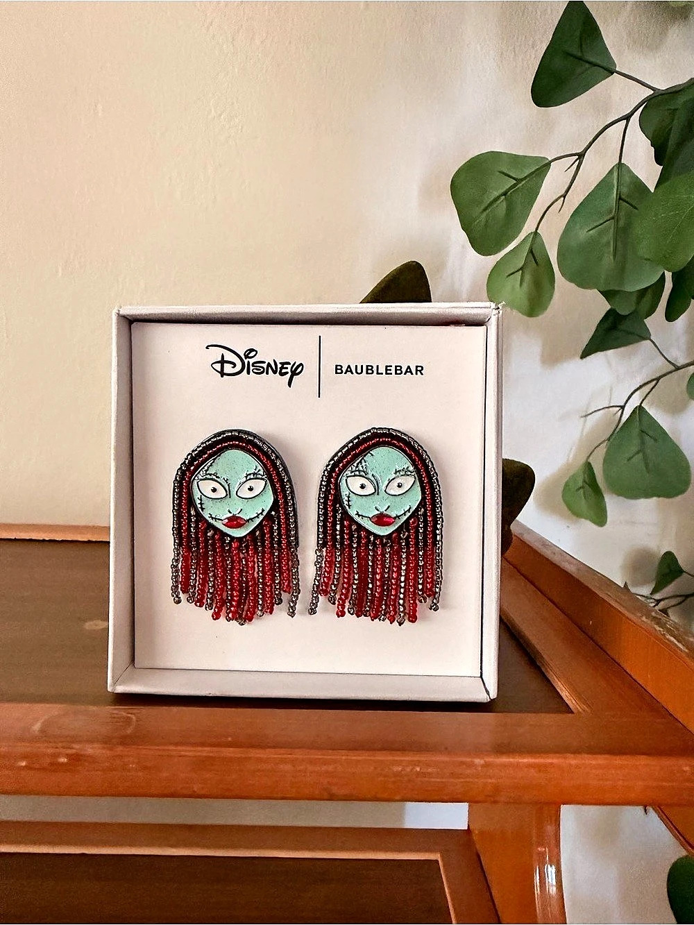 BaubleBar Disney x BaubleBar Sally Fringe Earrings Black & Red